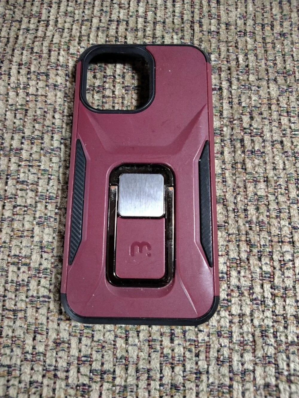 iPhone 14 Pro Max - Antimicrobial Stealth Series MagKick - Plum / Black Case